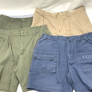 Men's Shorts 4 Pairs Pleated Front Size 38 Dad Shorts